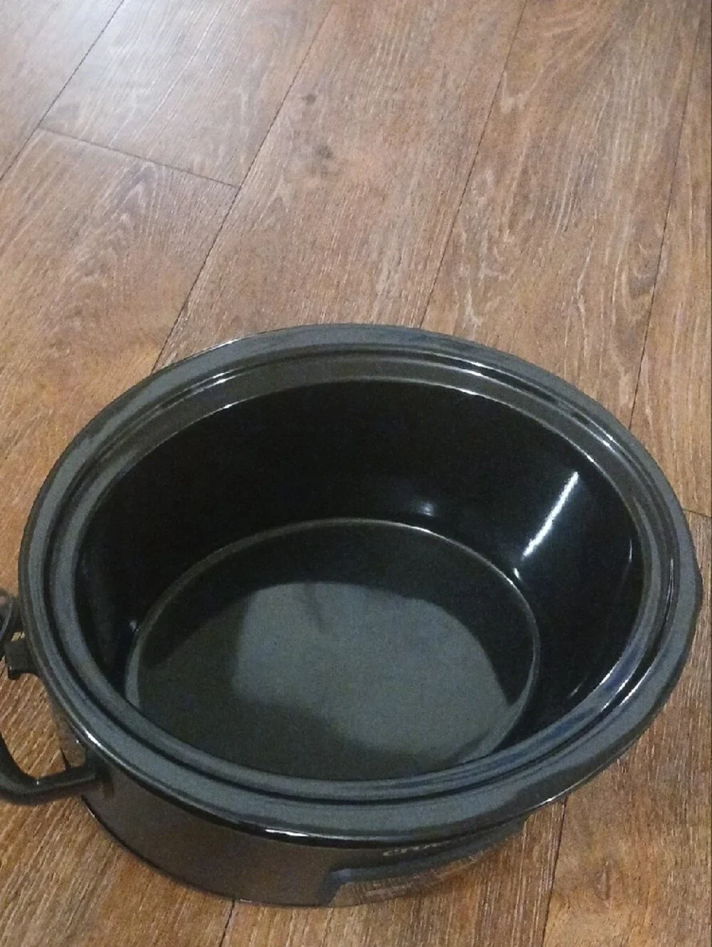 Crock-Pot 6 Quart Black Slow Cooker with Glass Lid